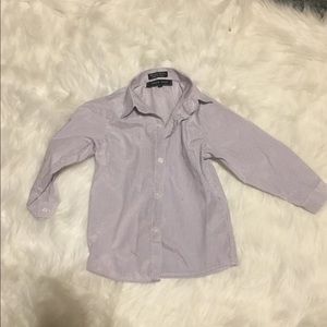 Kids button up dress top